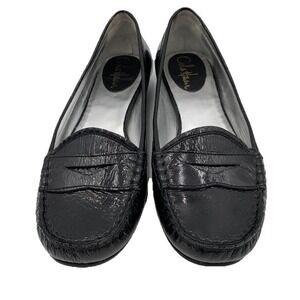 Cole Haan Black Patent Leather Penny Loafer Flat Women 8.5 Classic Work Academia